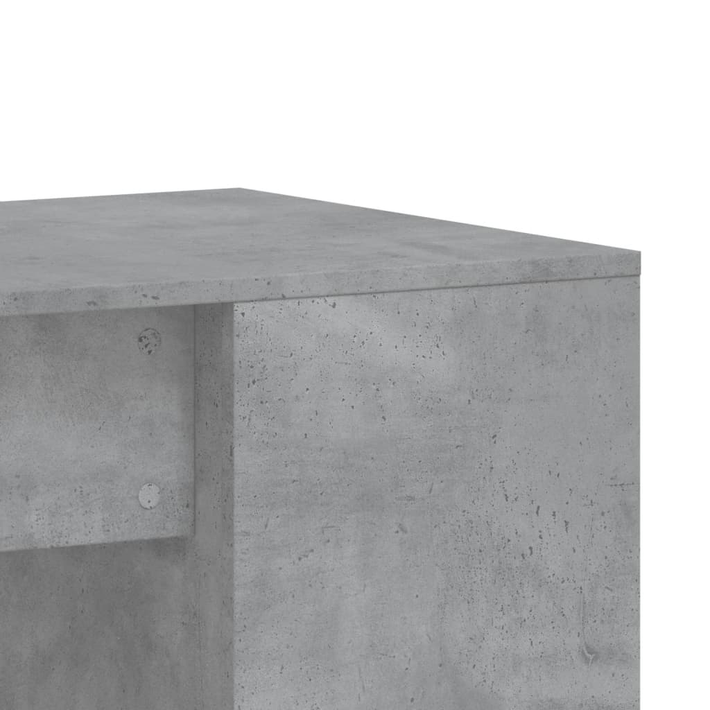 Betonszürke szerelt fa íróasztal 102x50x75 cm Betonszürke szerelt fa íróasztal 102x50x75 cm