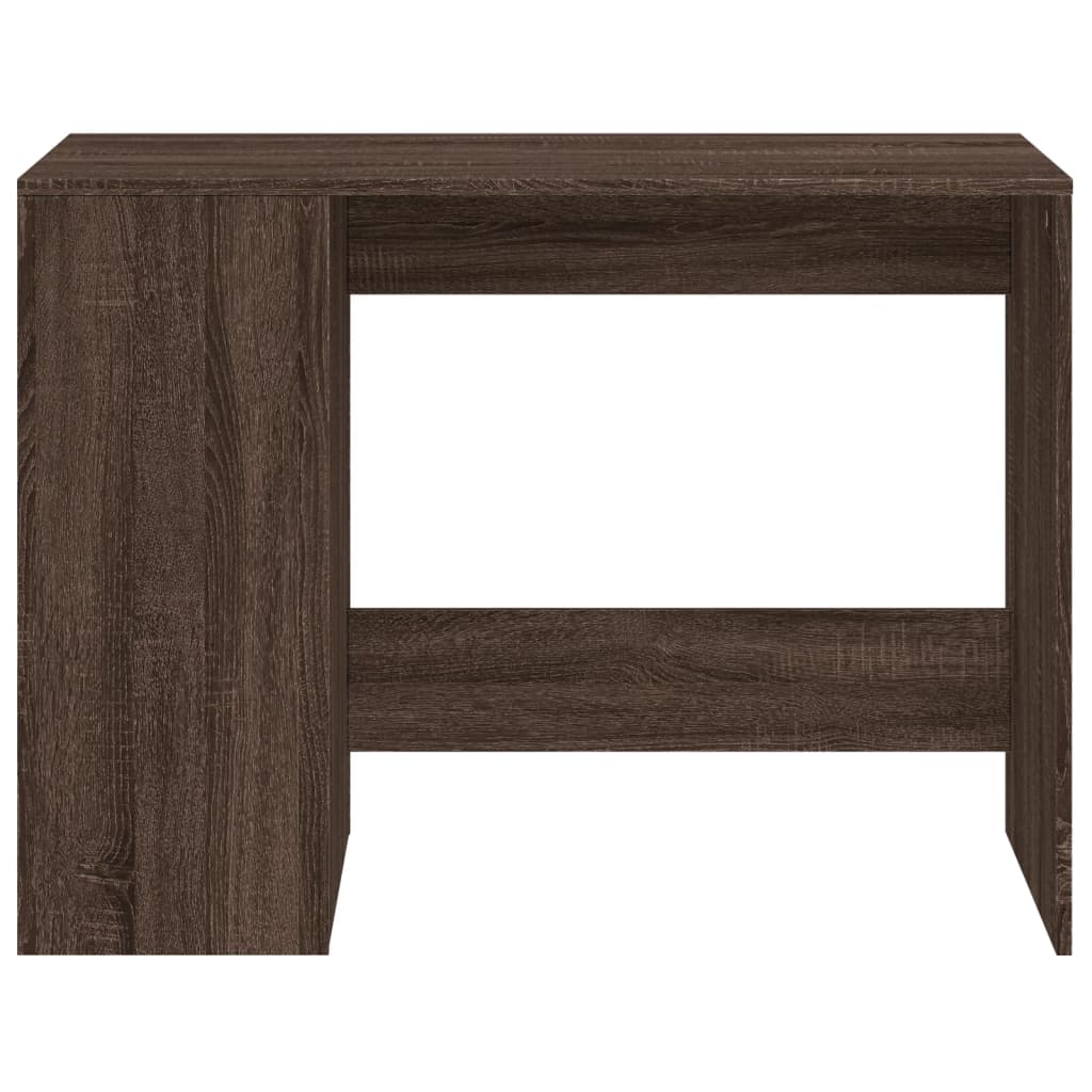 Barna tölgyszínű szerelt fa íróasztal 102x50x75 cm Barna tölgyszínű szerelt fa íróasztal 102x50x75 cm