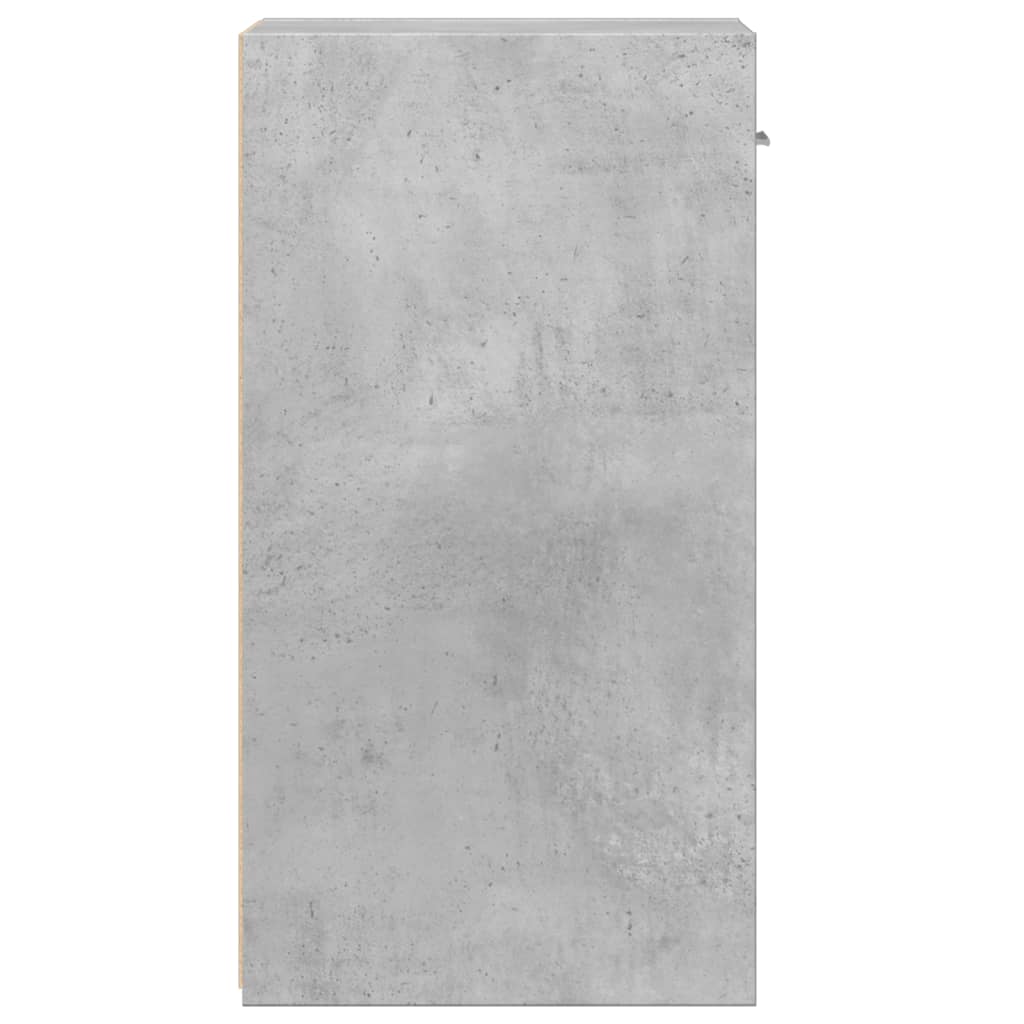 2 db betonszürke szerelt fa éjjeliszekrény 35 x 34 x 65 cm