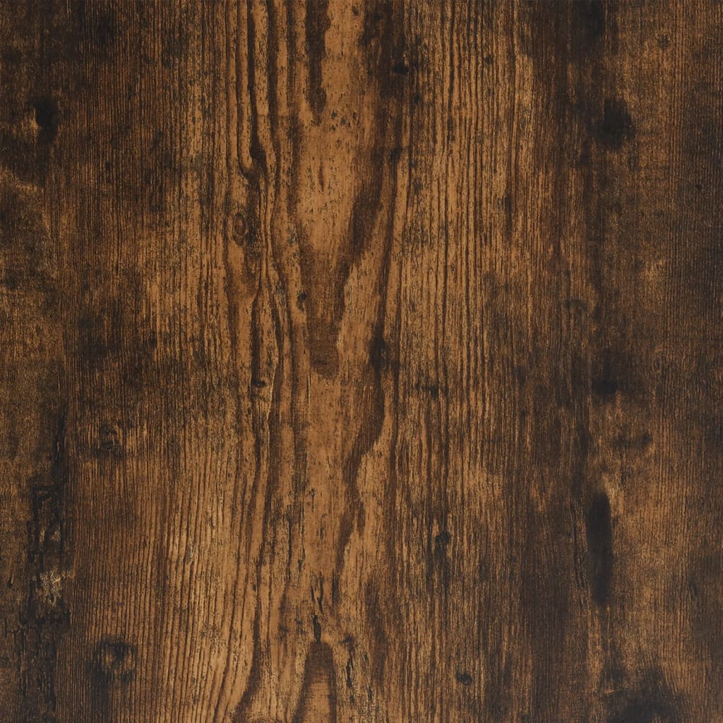Füstös tölgy színű szerelt fa irattartó szekrény 60x32x115 cm
