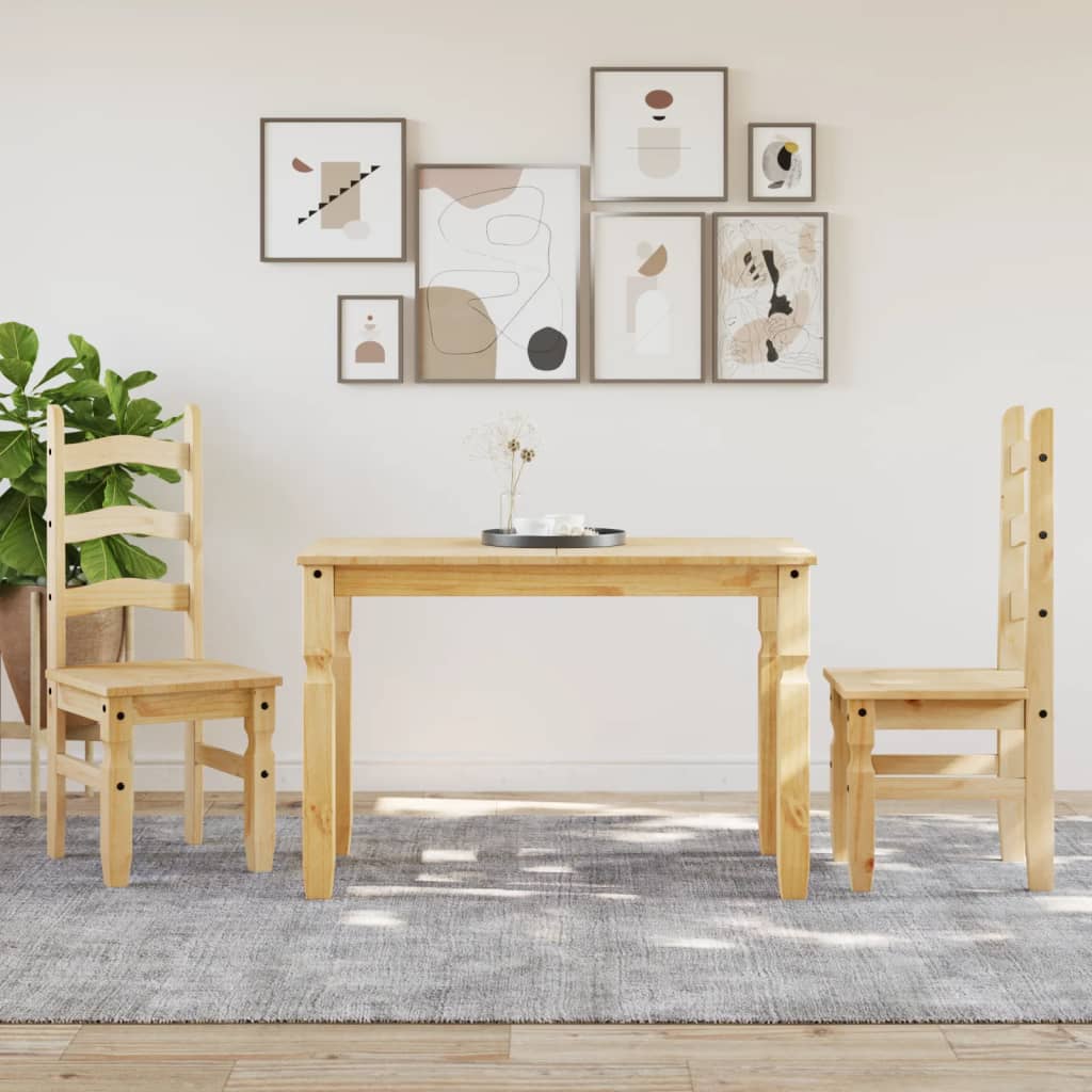 Corona tömör fenyőfa ebédlőasztal 112 x 60 x 75 cm