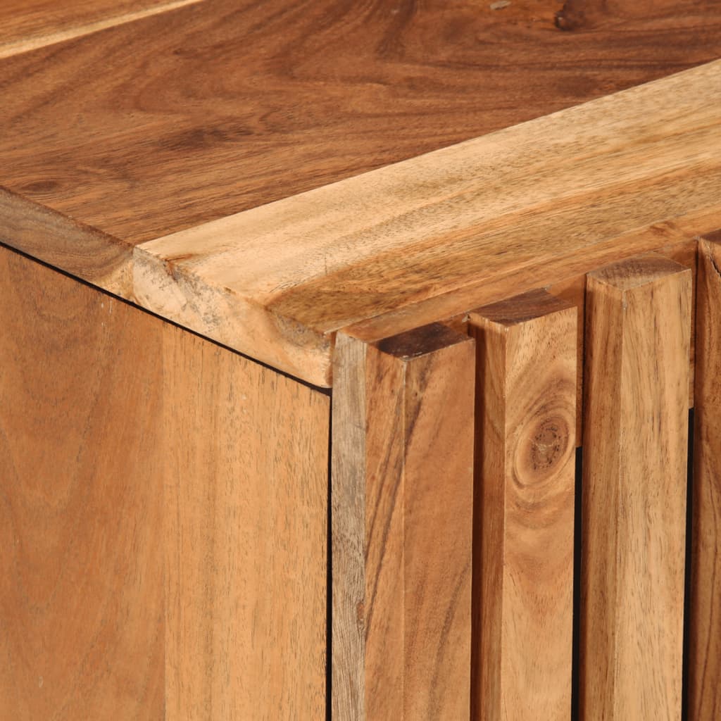 2 részes tömör akácfa fürdőszobai bútorszett