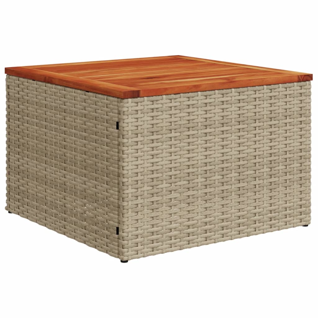 10 részes bézs polyrattan kerti ülőgarnitúra párnával 10 részes bézs polyrattan kerti ülőgarnitúra párnával