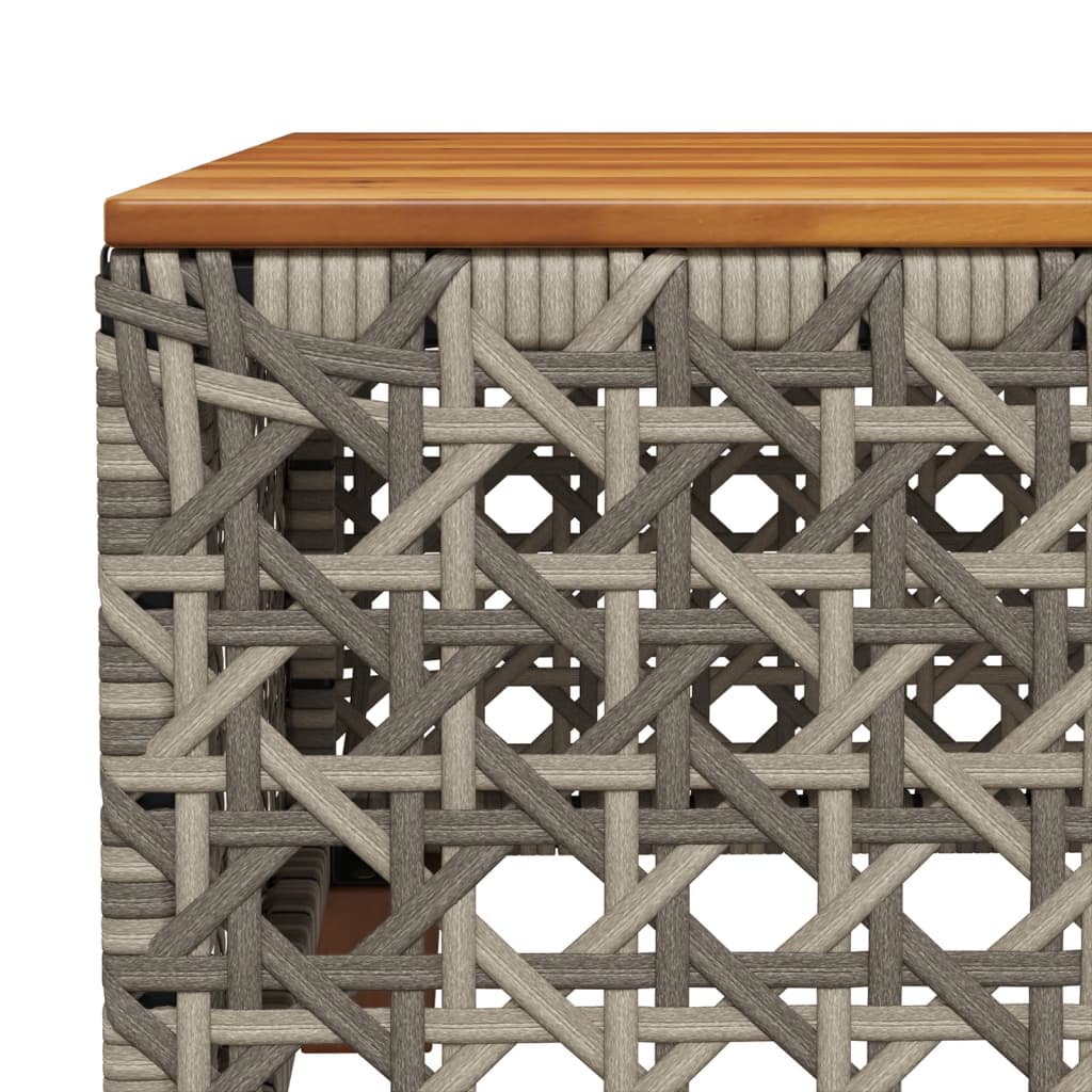 10 részes szürke polyrattan kerti ülőgarnitúra párnákkal 10 részes szürke polyrattan kerti ülőgarnitúra párnákkal