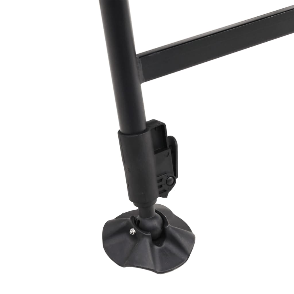 Zöld összecsukható horgászágy állítható sár lábakkal