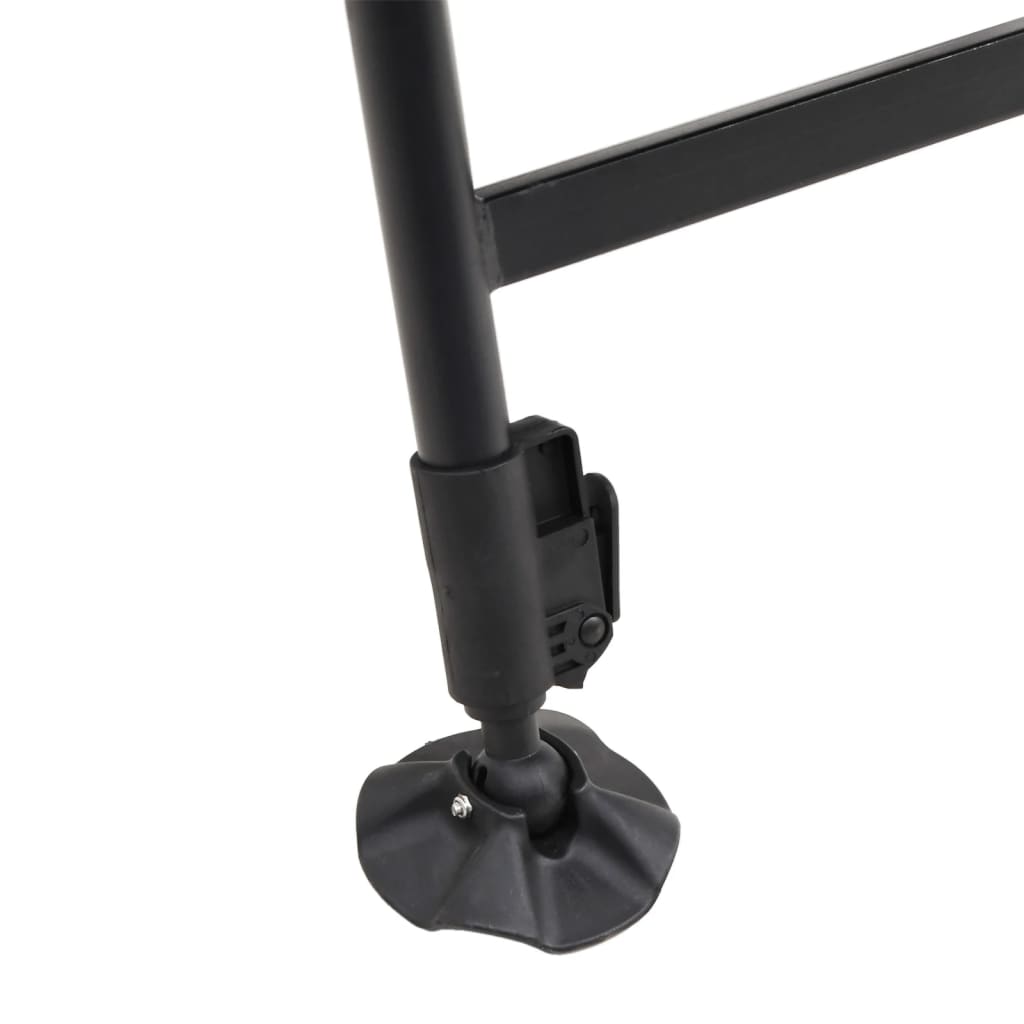 Terepszínű összecsukható horgászágy állítható sárgyűjtő lábbal