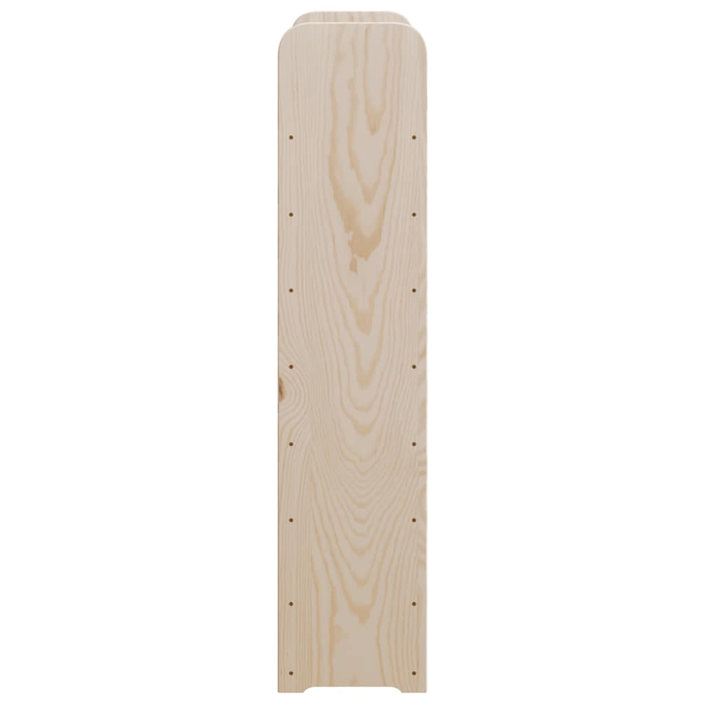 Tömör fenyőfa bortartó állvány tetővel 72,5 x 25 x 111,5 cm