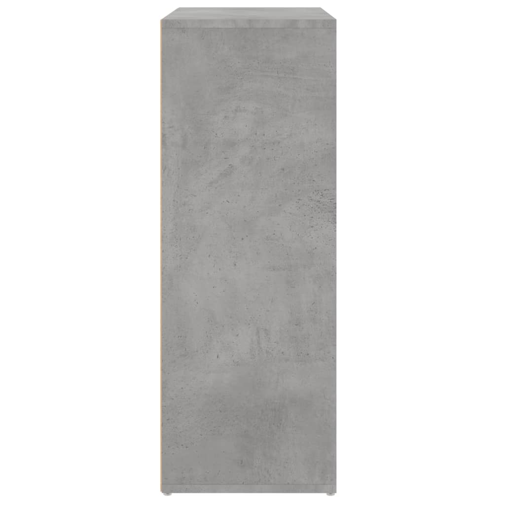 2 db betonszürke szerelt fa tálalószekrény 60 x 31 x 84 cm 2 db betonszürke szerelt fa tálalószekrény 60 x 31 x 84 cm