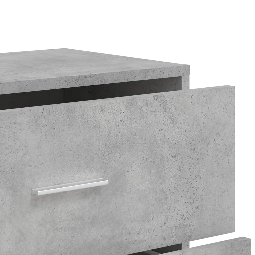 2 db betonszürke szerelt fa tálalószekrény 60 x 31 x 84 cm 2 db betonszürke szerelt fa tálalószekrény 60 x 31 x 84 cm
