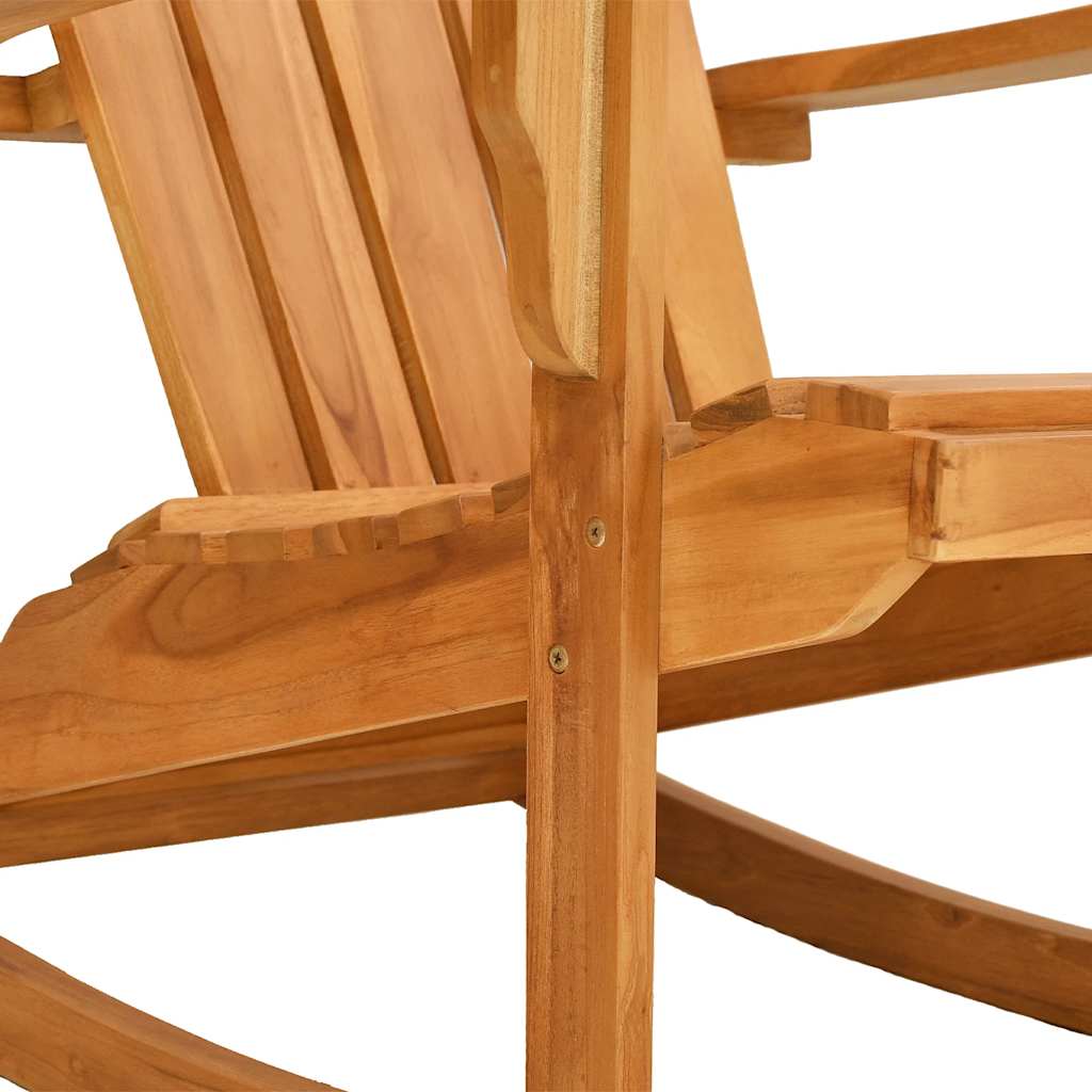 Tömör tíkfa kerti adirondack hintaszék