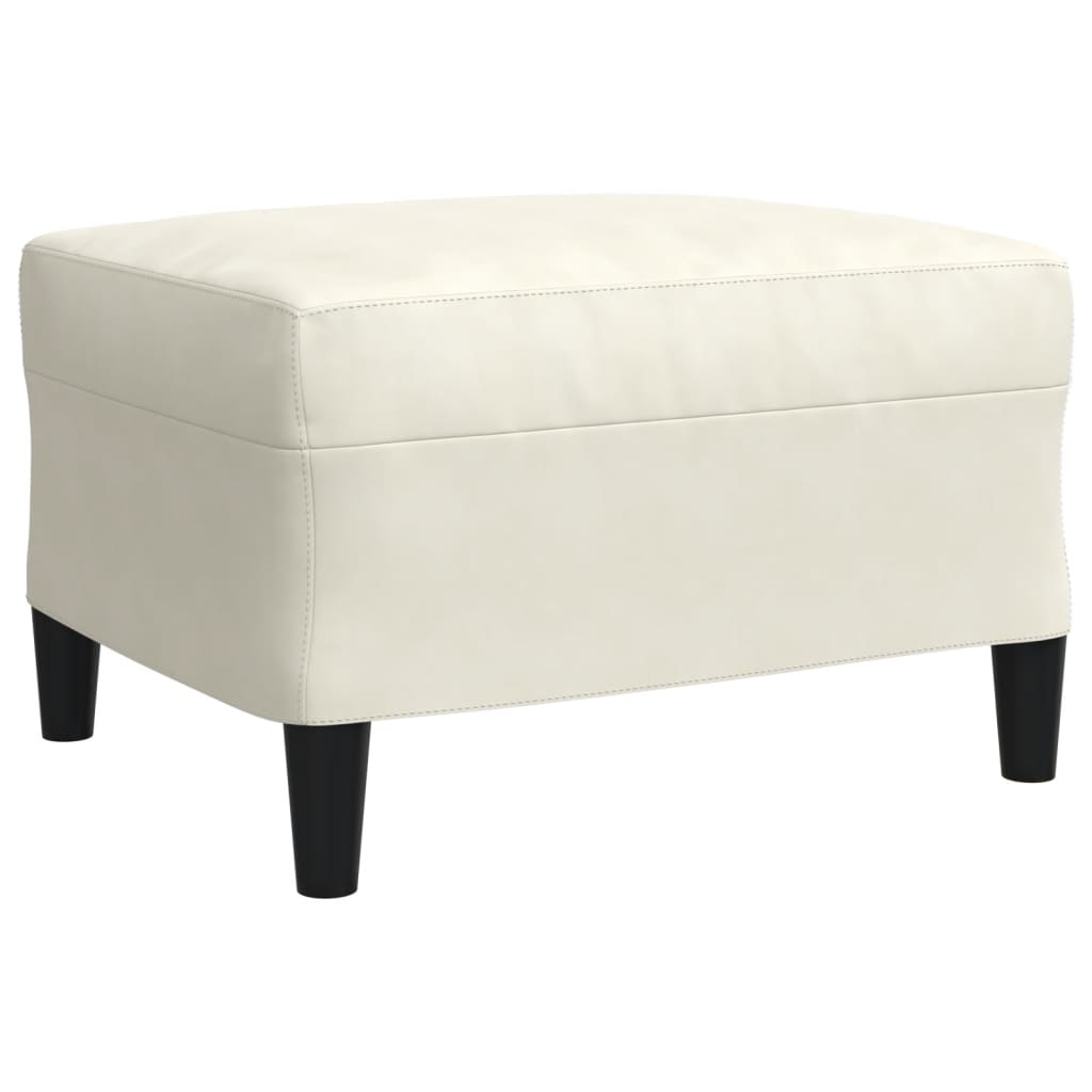 4 részes krém bársony ülőgarnitúra párnákkal