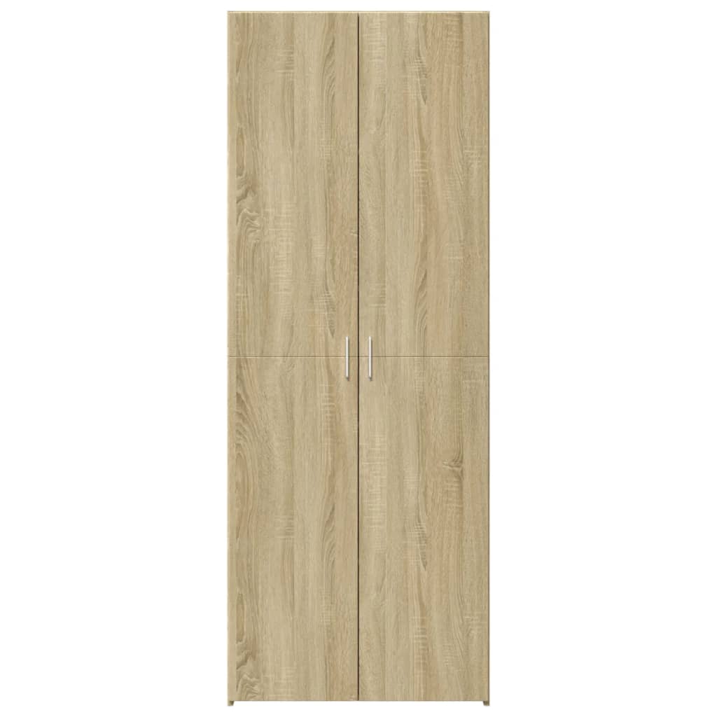 Sonoma tölgy szerelt fa magasszekrény 80 x 42,5 x 185 cm