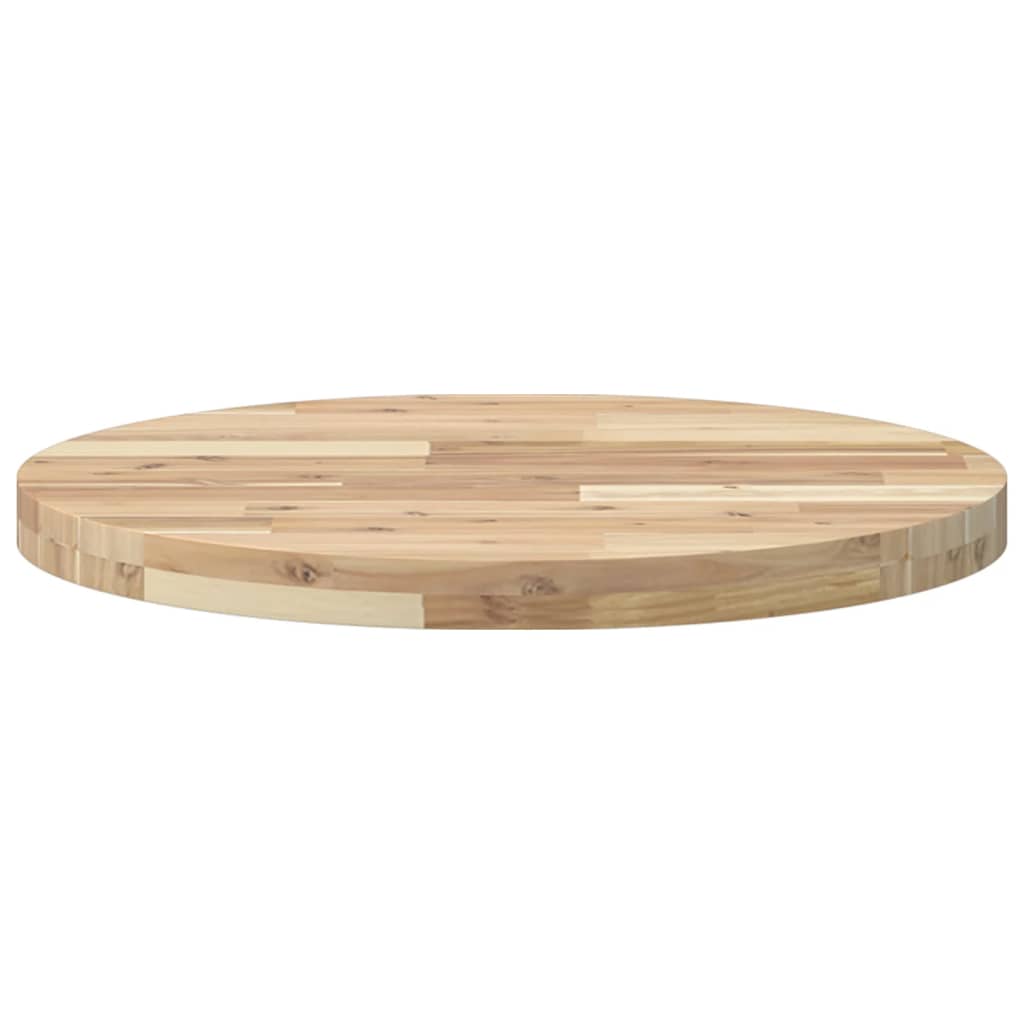 Kerek tömör akácfa asztallap ø60 x 4 cm