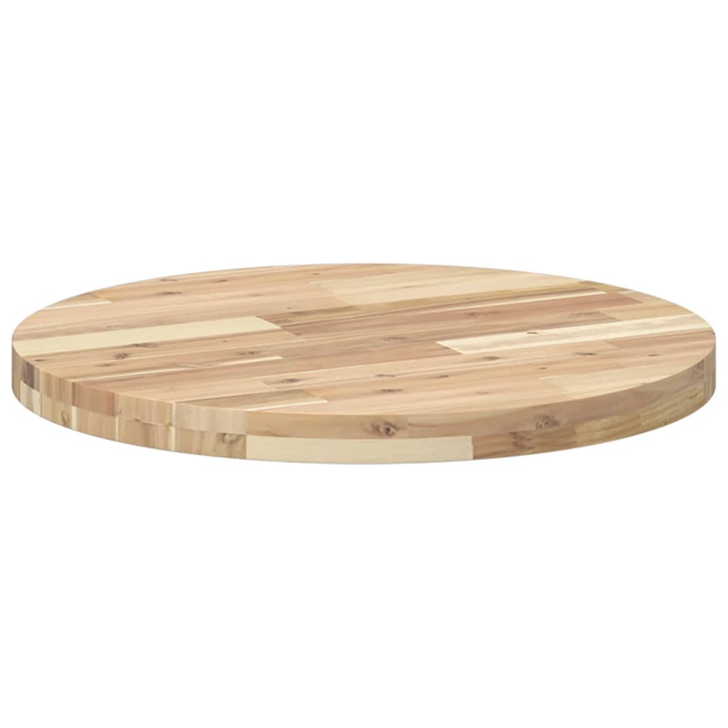 Kerek tömör akácfa asztallap ø60 x 4 cm