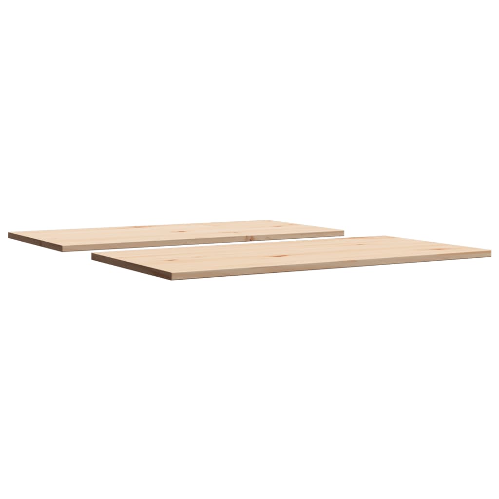 2 db tömör fenyőfa téglalap alakú asztallap 90 x 45 x 1,7 cm 2 db tömör fenyőfa téglalap alakú asztallap 90 x 45 x 1,7 cm