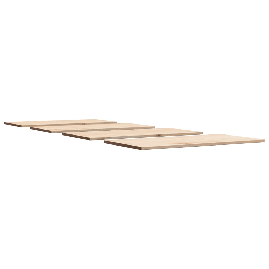 4 db tömör fenyőfa téglalap alakú asztallap 90 x 45 x 1,7 cm 4 db tömör fenyőfa téglalap alakú asztallap 90 x 45 x 1,7 cm