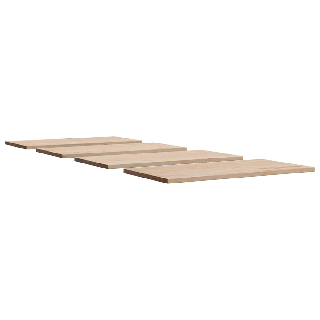 4 db tömör fenyőfa téglalap alakú asztallap 100 x 50 x 1,7 cm