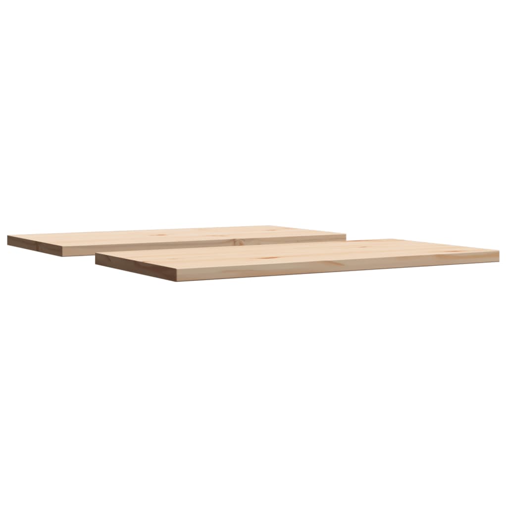 2 db tömör fenyőfa téglalap alakú asztallap 80 x 40 x 2,5 cm 2 db tömör fenyőfa téglalap alakú asztallap 80 x 40 x 2,5 cm