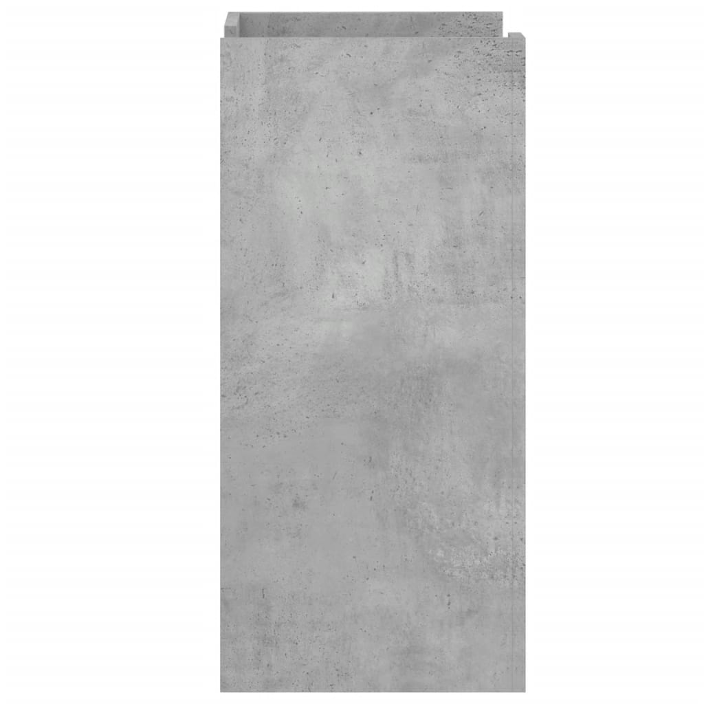 Betonszürke szerelt fa tálalószekrény 45 x 35 x 75 cm