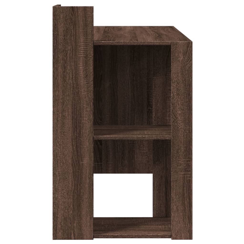 Barna tölgy színű szerelt fa irodai asztal 103,5 x 56,5 x 94 cm Barna tölgy színű szerelt fa irodai asztal 103,5 x 56,5 x 94 cm