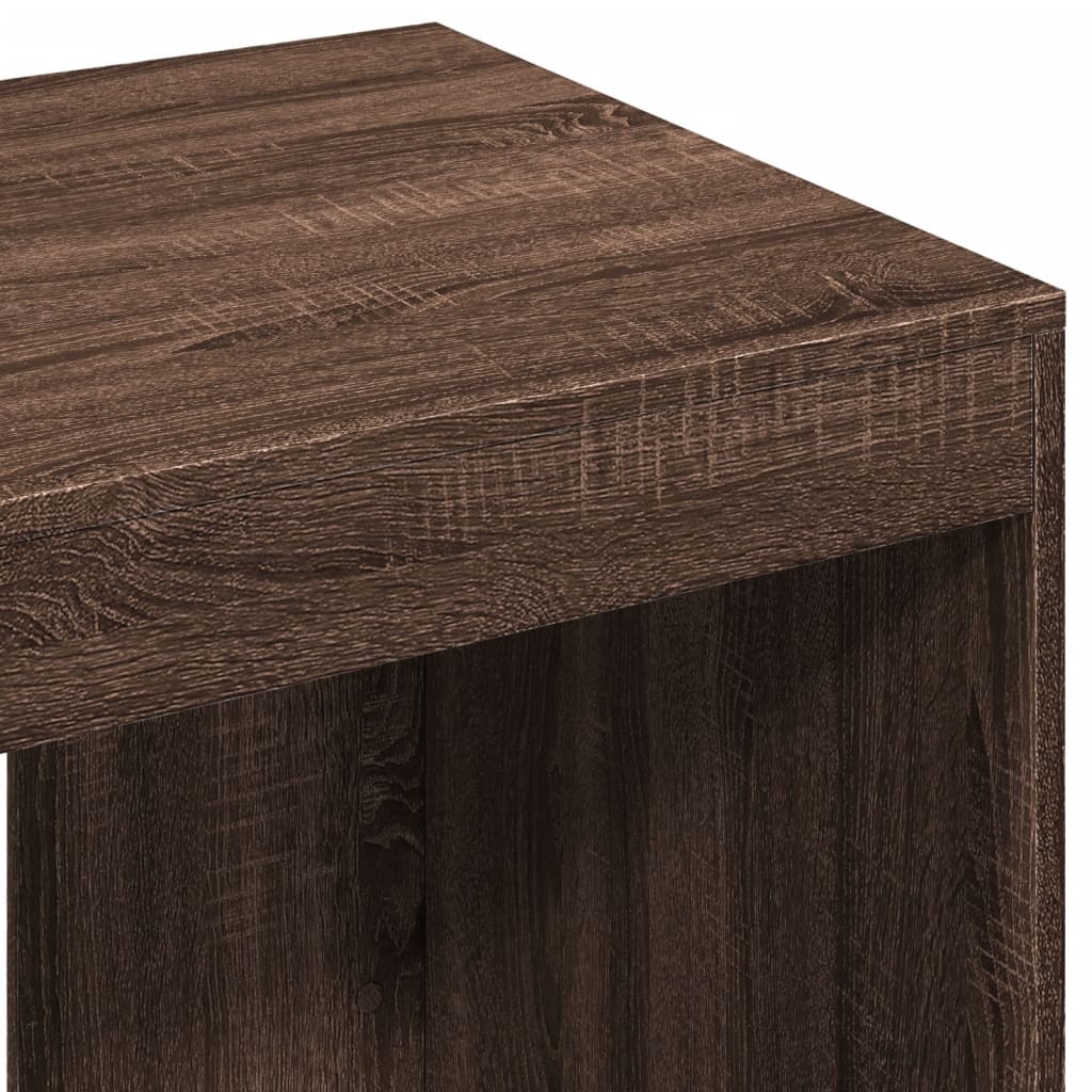 Barna tölgy színű szerelt fa irodai asztal 103,5 x 56,5 x 94 cm Barna tölgy színű szerelt fa irodai asztal 103,5 x 56,5 x 94 cm
