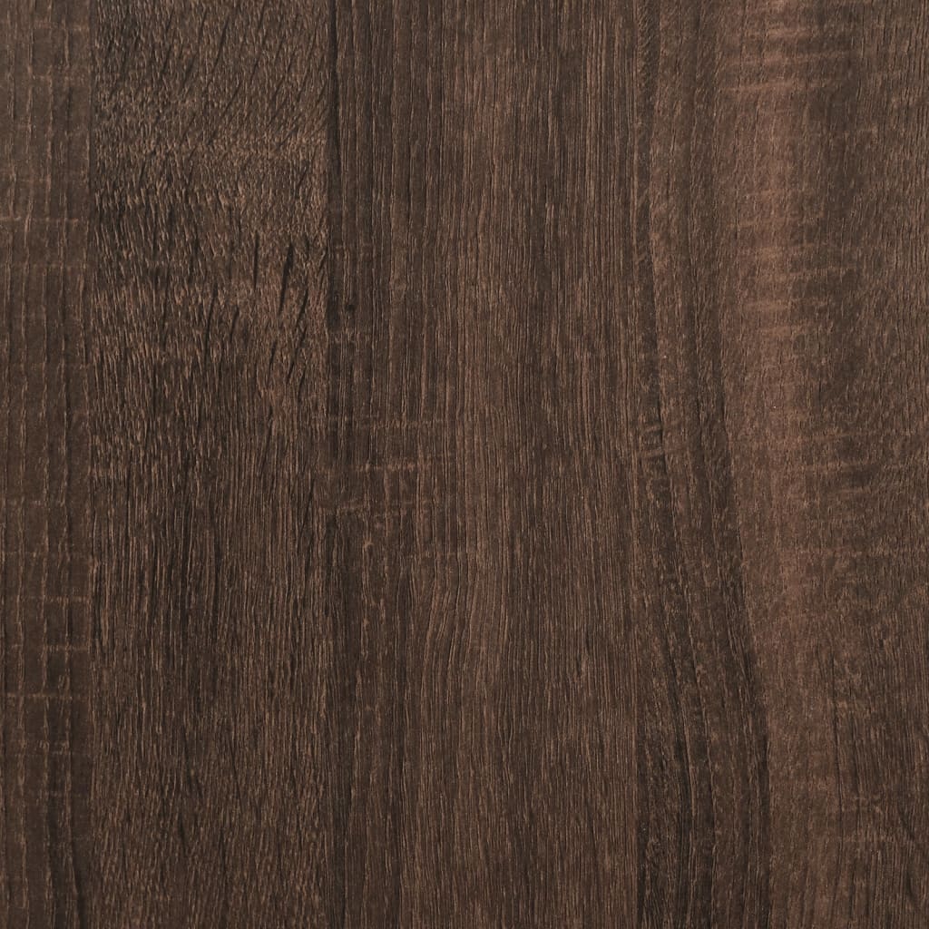 Barna tölgy színű szerelt fa irodai asztal 123,5 x 73,5 x 75 cm
