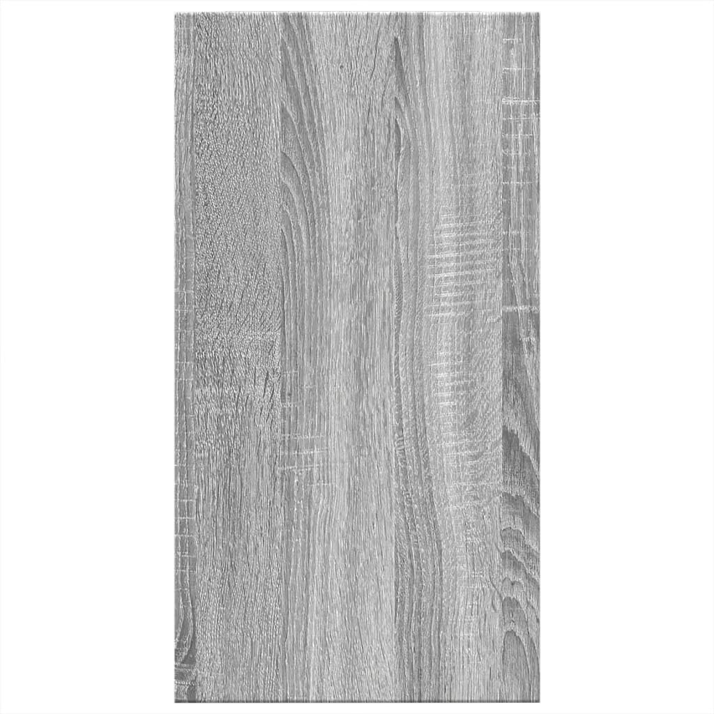 Szürke sonoma színű szerelt fa mosdószekrény 63 x 29 x 55 cm