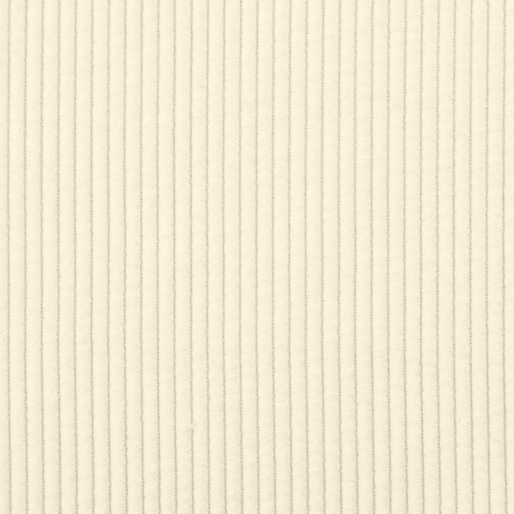 Nyugágyas nappali párnával krémszínű kordbársony szövetből