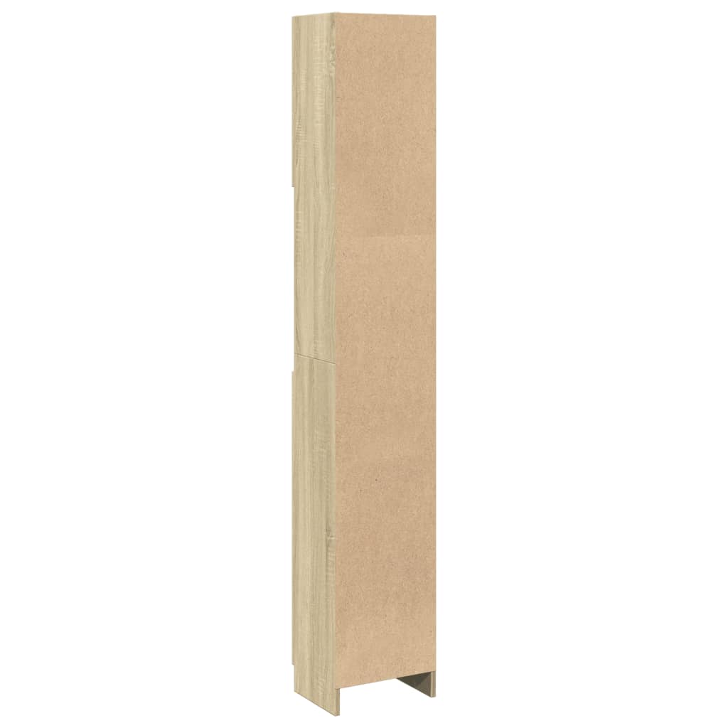 Sonoma tölgy színű forgácslap fürdőszobaszekrény 32x25,5x190 cm Sonoma tölgy színű forgácslap fürdőszobaszekrény 32x25,5x190 cm