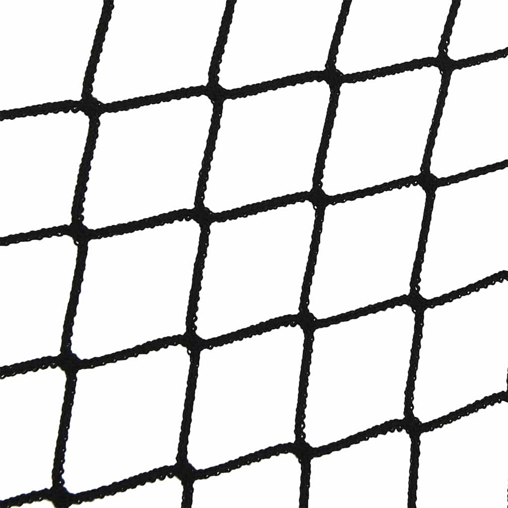 Fekete polipropilén utánfutóháló elasztikus kötéllel 2,1x1,25 m