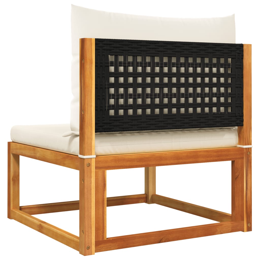 11 részes tömör akácfa kerti ülőgarnitúra párnákkal