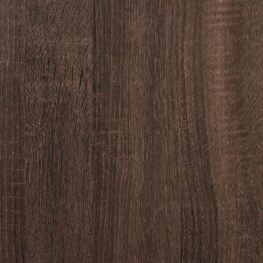 Barna tölgy színű falra szerelhető éjjeliszekrény 40x31x39,5cm