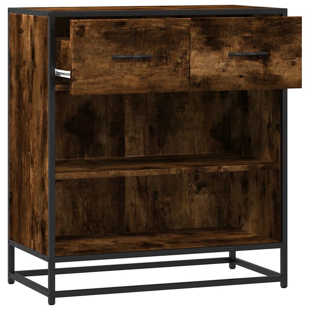 Komód füstölt tölgy 68x35x76 cm gépelt fa