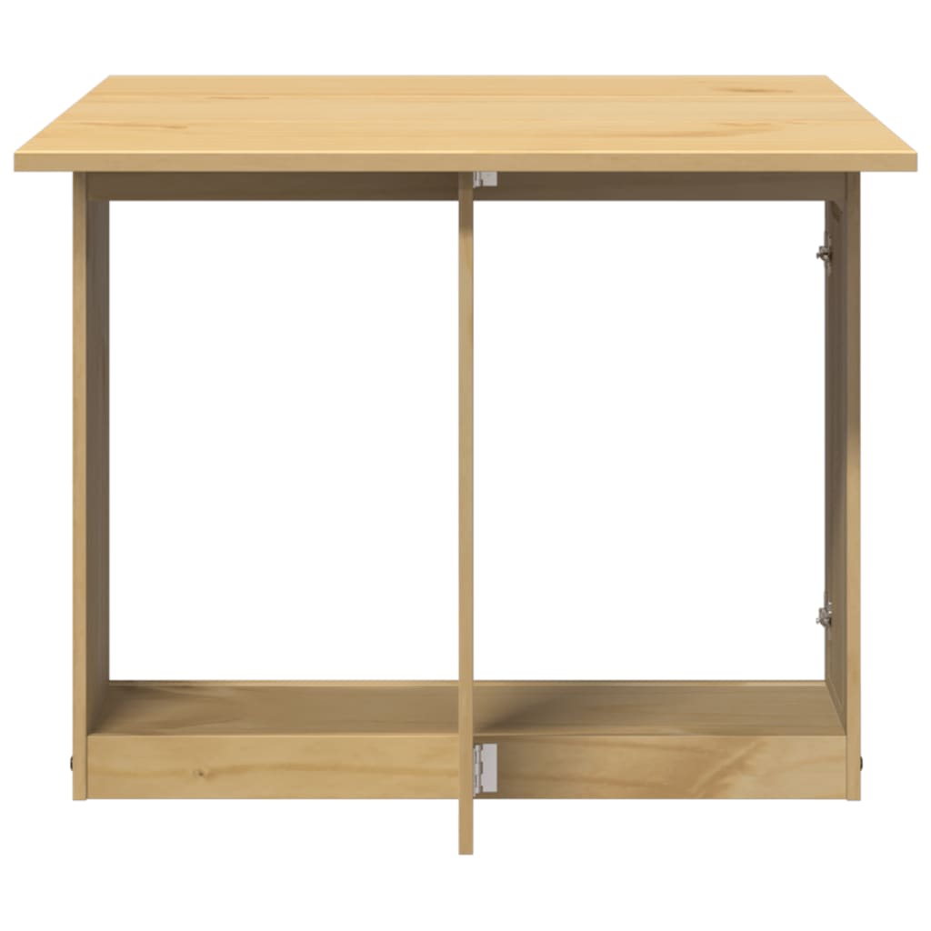 Corona viaszbarna tömör fenyőfa összecsukható étkezőasztal