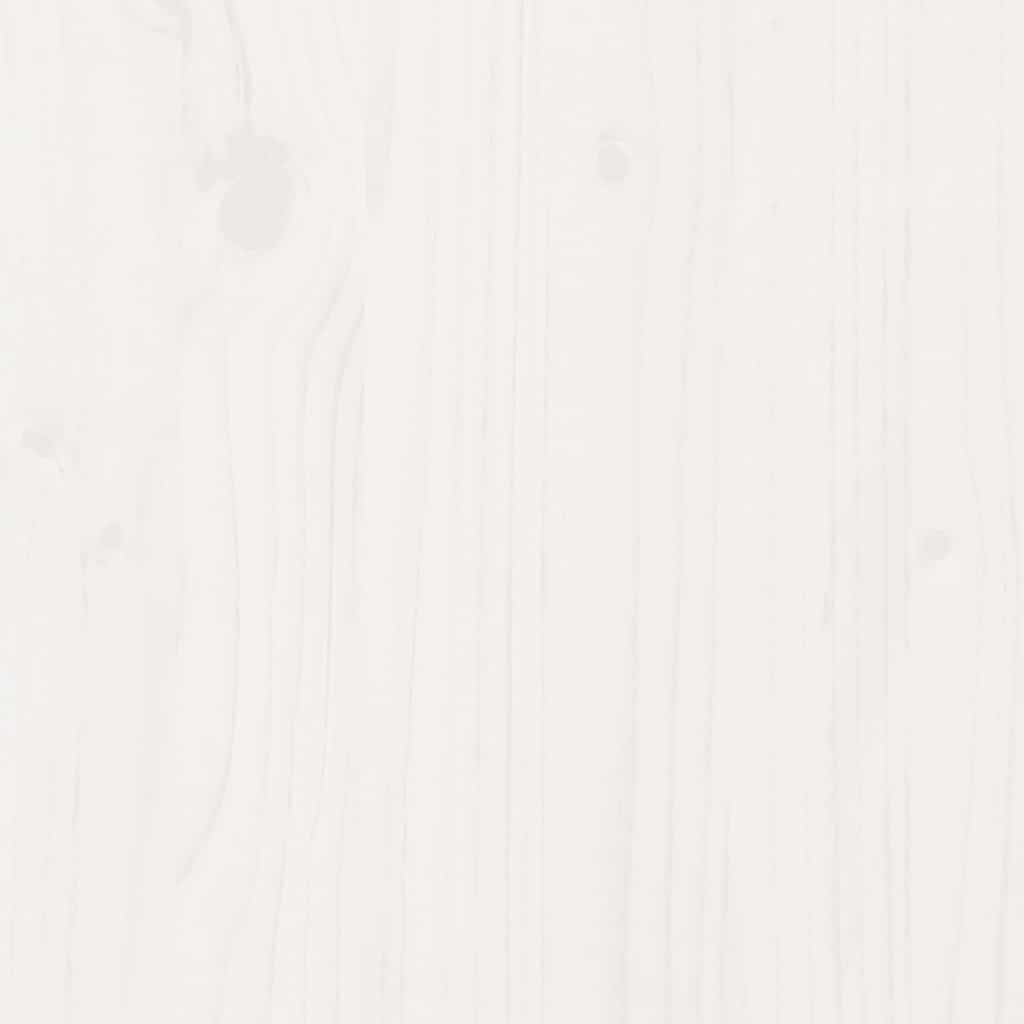 Fehér kihúzható heverő fiókokkal matrac nélkül 80 x 200 cm