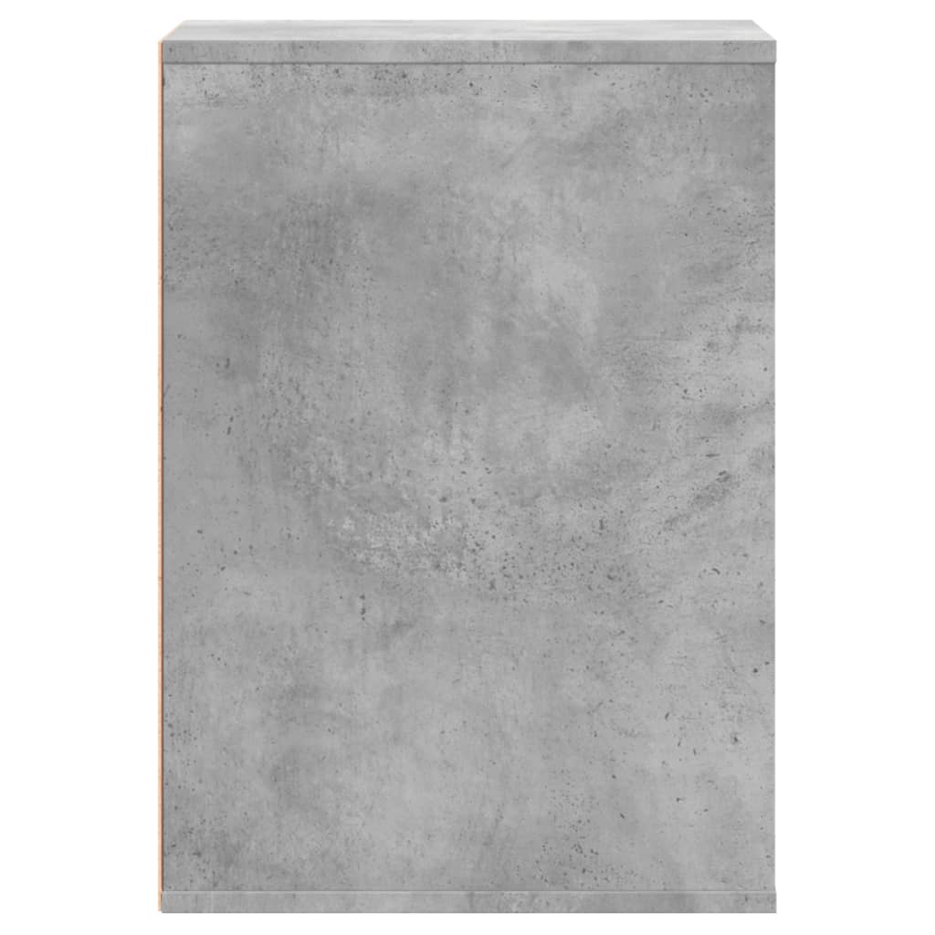 Betonszürke szerelt fa fiókos sarokszekrény 40 x 41 x 58 cm Betonszürke szerelt fa fiókos sarokszekrény 40 x 41 x 58 cm