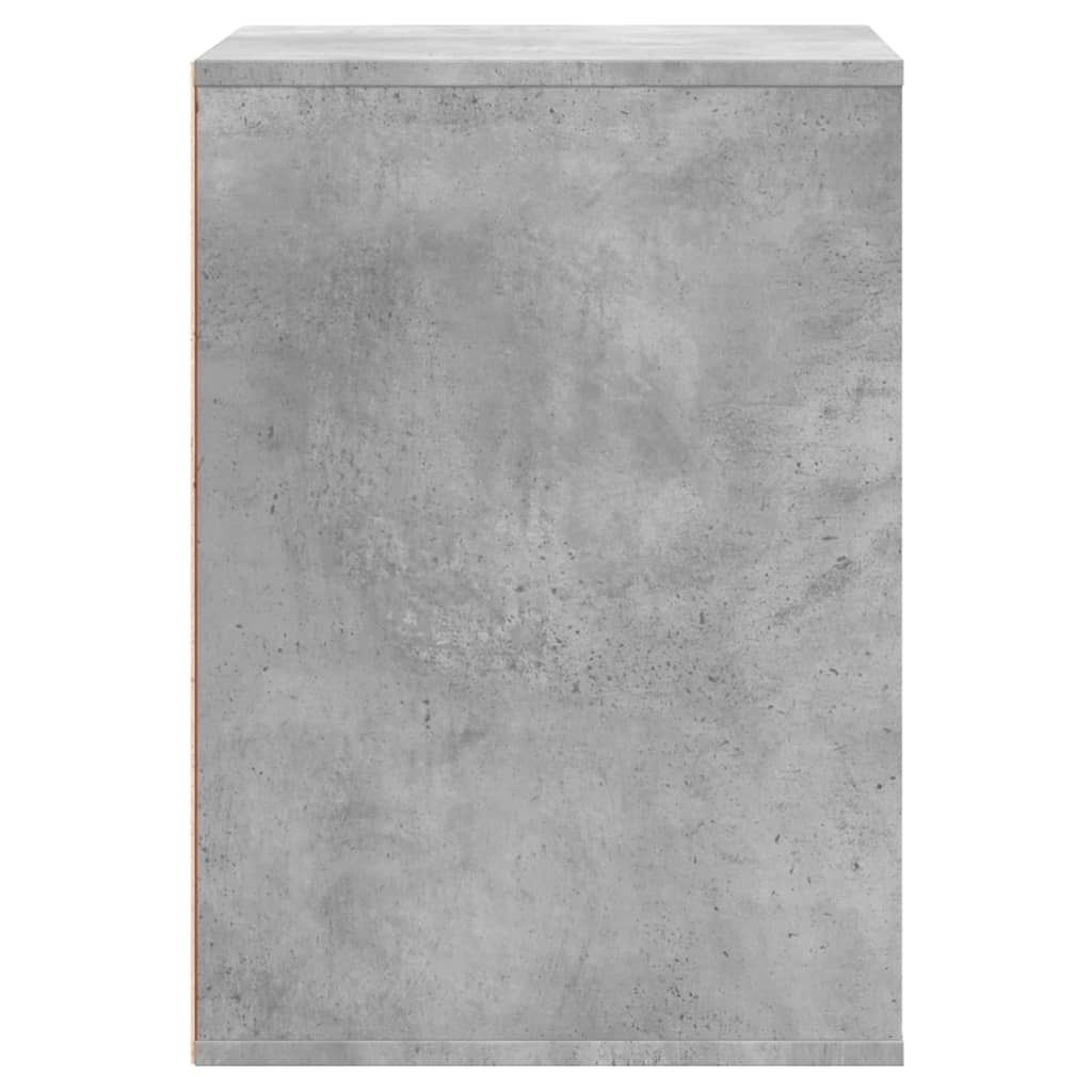 Betonszürke szerelt fa fiókos sarokszekrény 60 x 41 x 58 cm Betonszürke szerelt fa fiókos sarokszekrény 60 x 41 x 58 cm