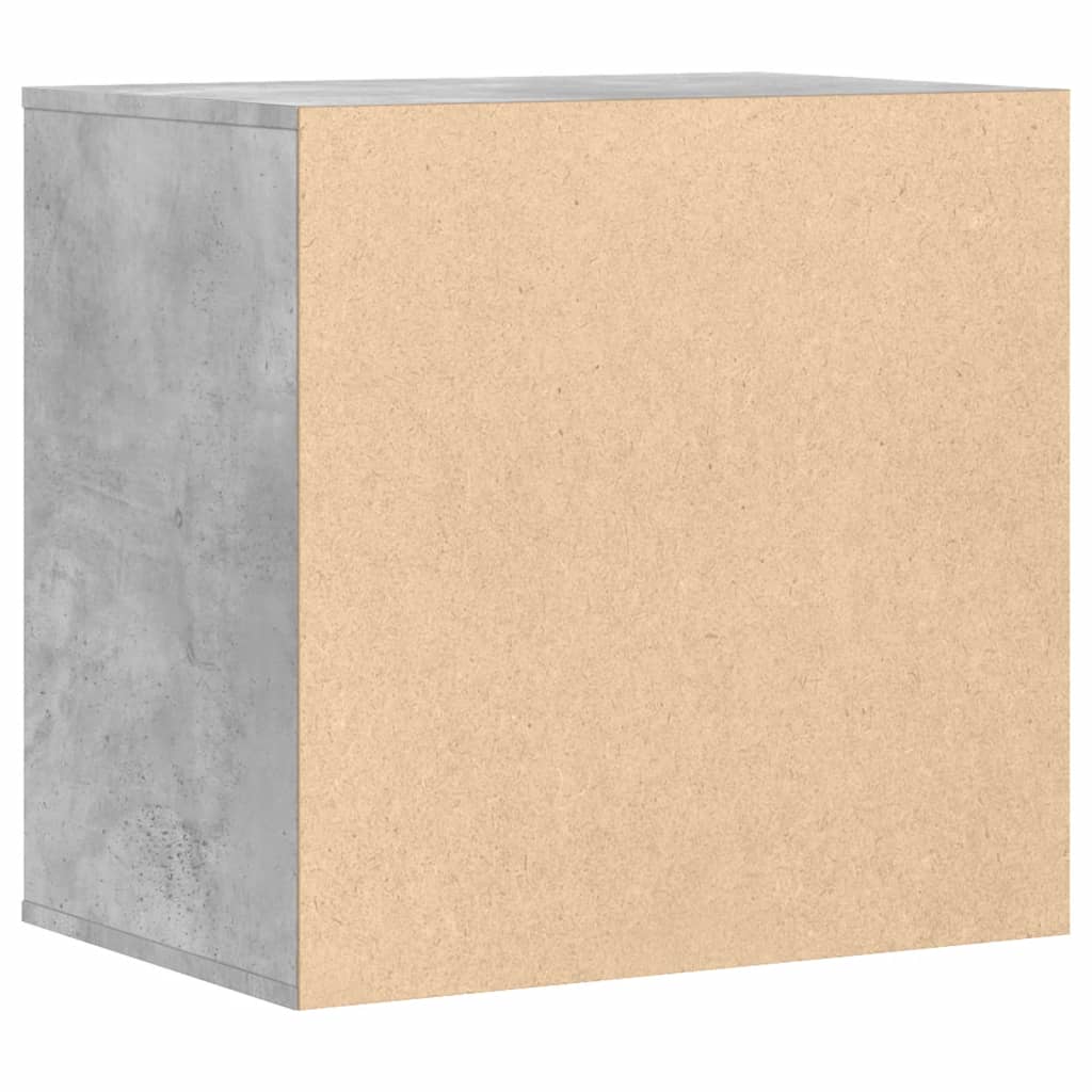 Betonszürke szerelt fa fiókos sarokszekrény 60 x 41 x 58 cm Betonszürke szerelt fa fiókos sarokszekrény 60 x 41 x 58 cm