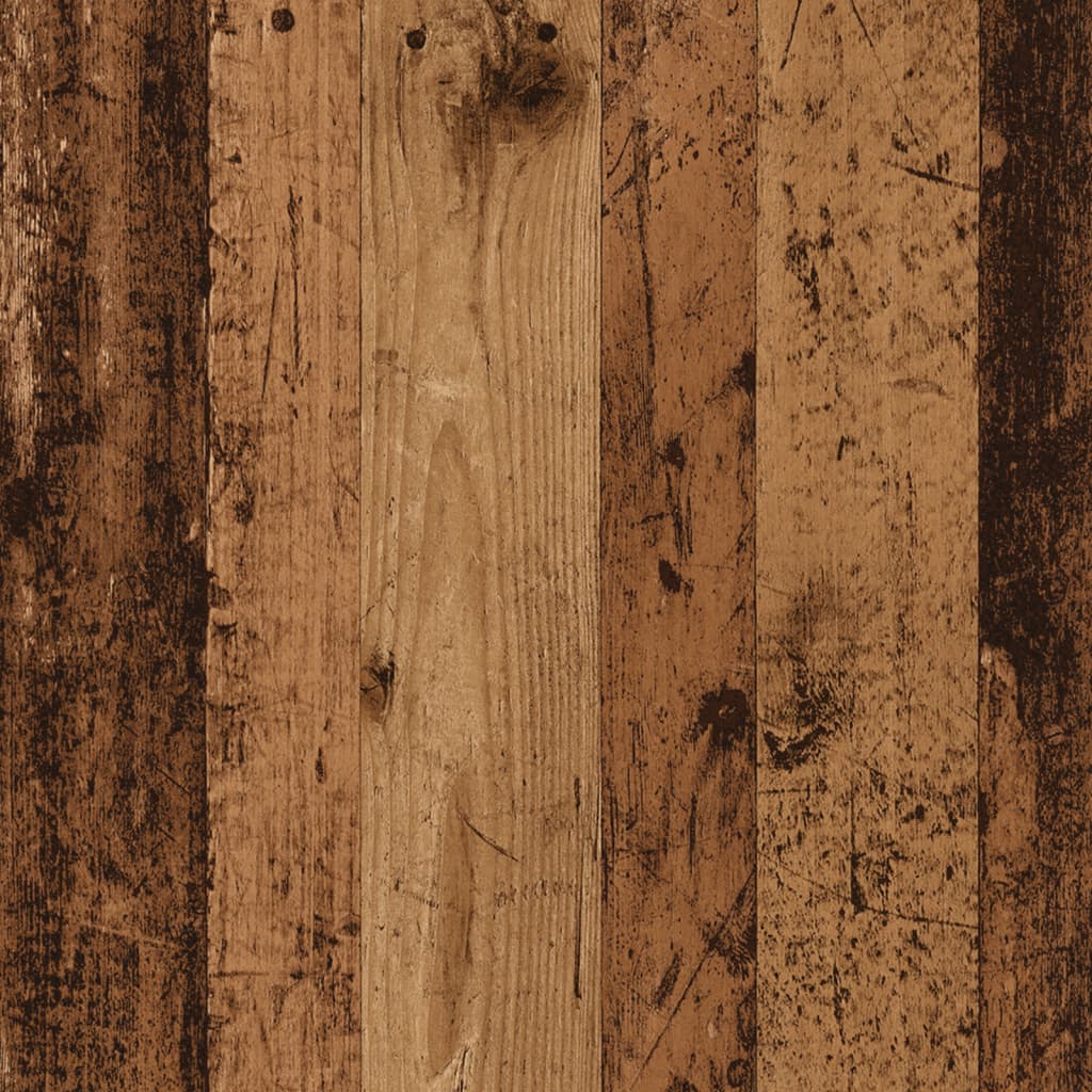 Antik fa színű szerelt fa fiókos sarokszekrény 60 x 41 x 58 cm Antik fa színű szerelt fa fiókos sarokszekrény 60 x 41 x 58 cm