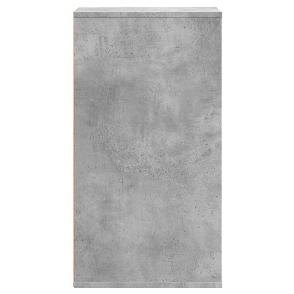 Betonszürke szerelt fa fiókos sarokszekrény 40 x 41 x 76 cm Betonszürke szerelt fa fiókos sarokszekrény 40 x 41 x 76 cm