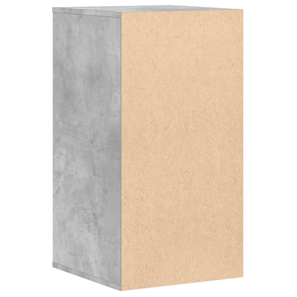 Betonszürke szerelt fa fiókos sarokszekrény 40 x 41 x 76 cm Betonszürke szerelt fa fiókos sarokszekrény 40 x 41 x 76 cm