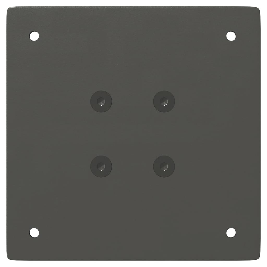 Dohányzóasztal lábak 4 db antracit 72 cm acél