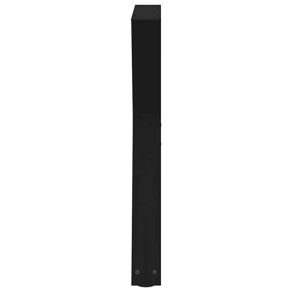 2 db fekete acél étkezőasztal láb 60 x (72-73,3) cm