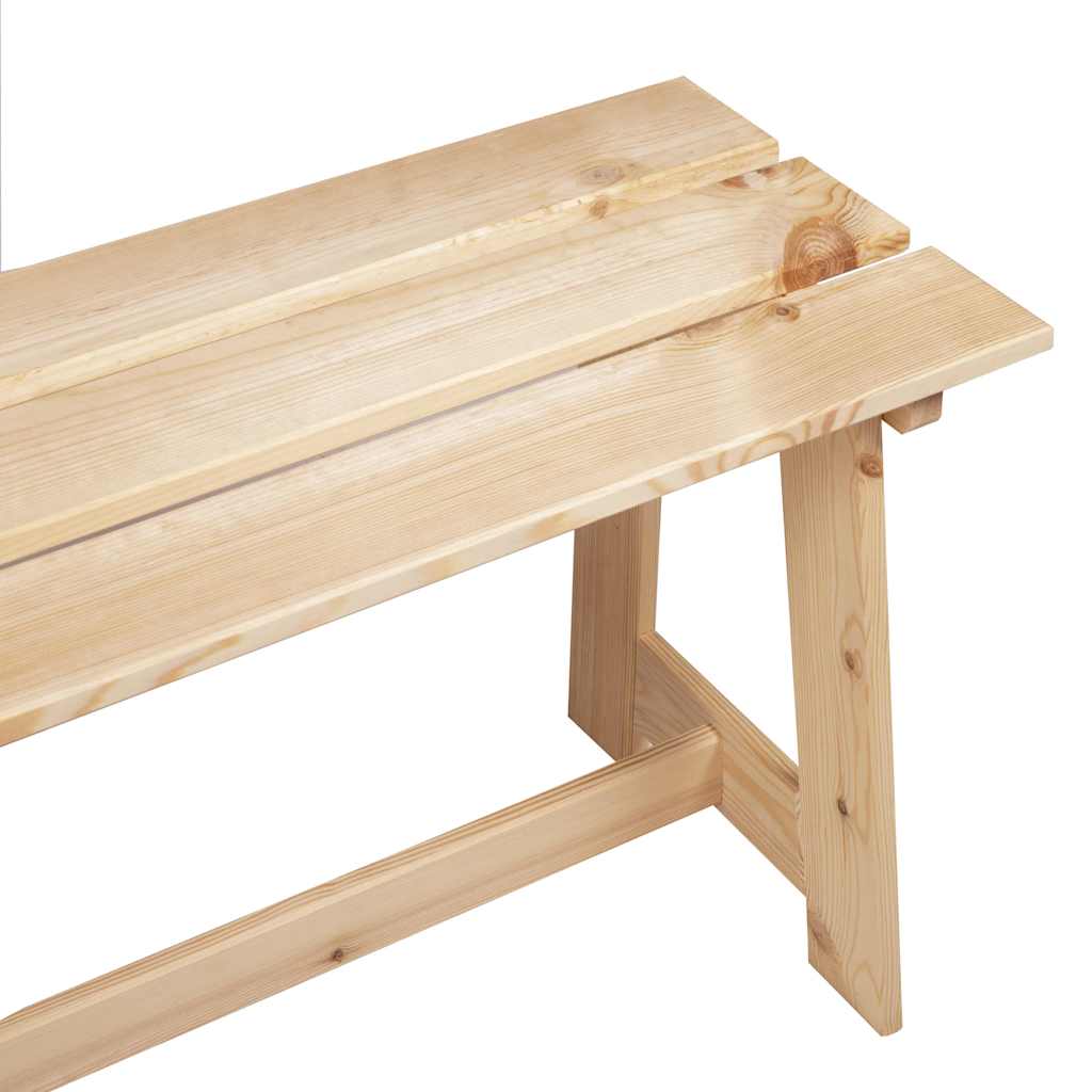 Kerti pad természetes 119 x 37 x 47 cm fenyő fa
