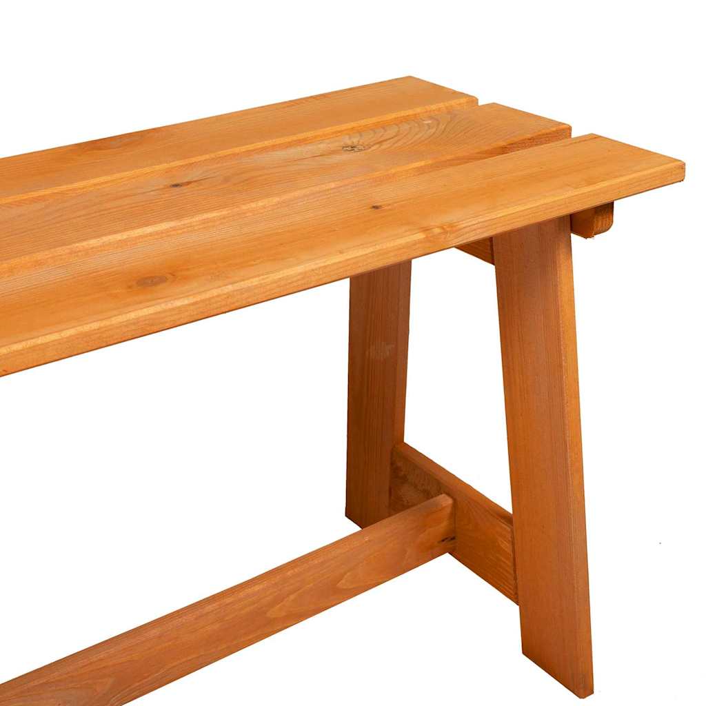 Kerti pad barna 119 x 37 x 47 cm tömör fenyőfa