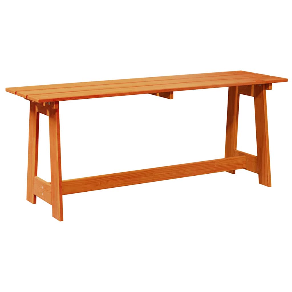 Kerti pad barna 119 x 37 x 47 cm tömör fenyőfa