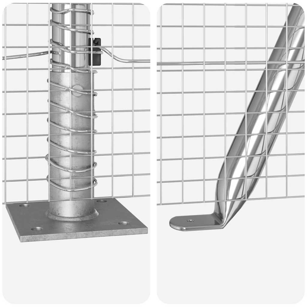 Hegesztett drótháló beton alappal 100 x 0,5 m (sz x m)