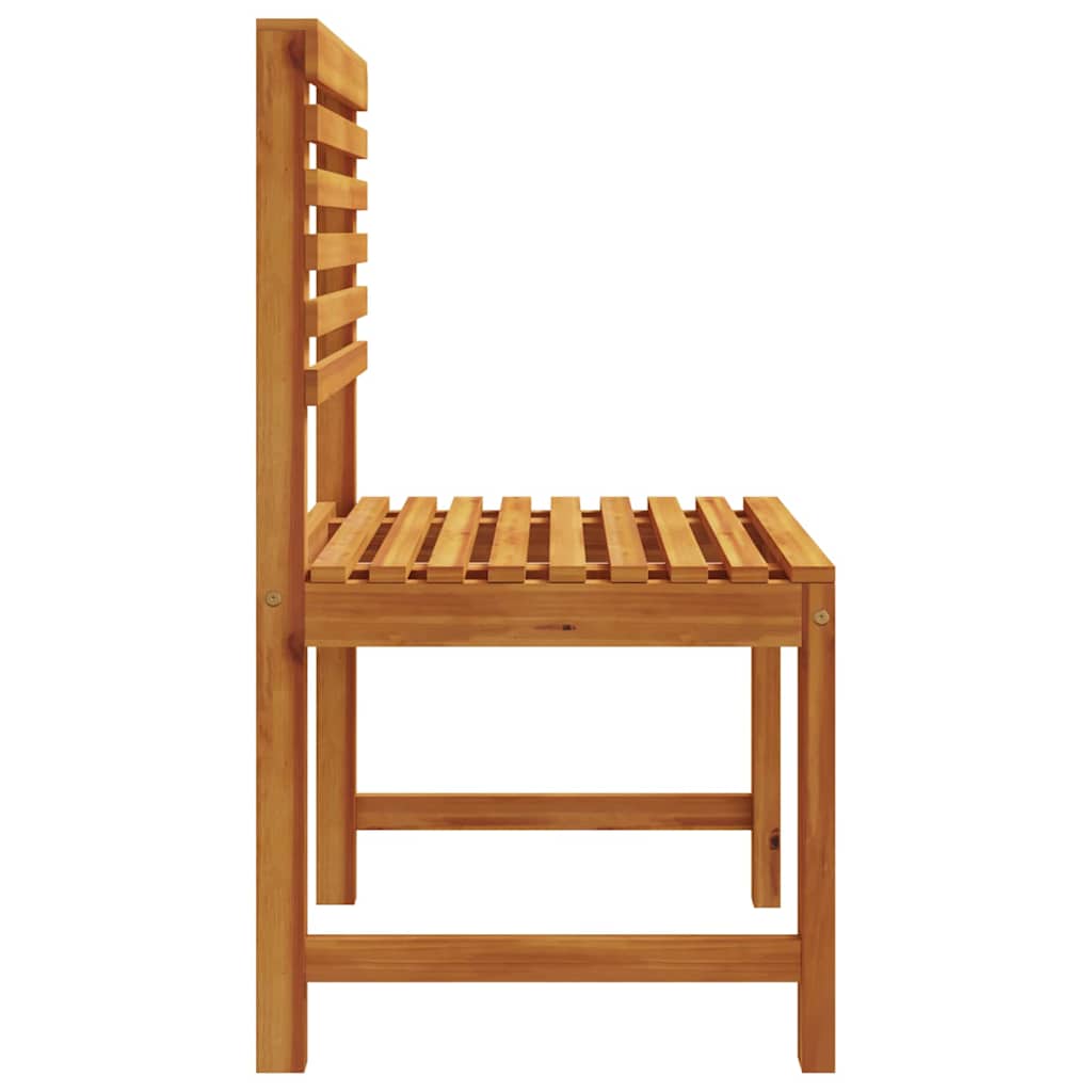 Kerti szék 2 pcs barna 50 x 50 x 91cm tömör akácfa