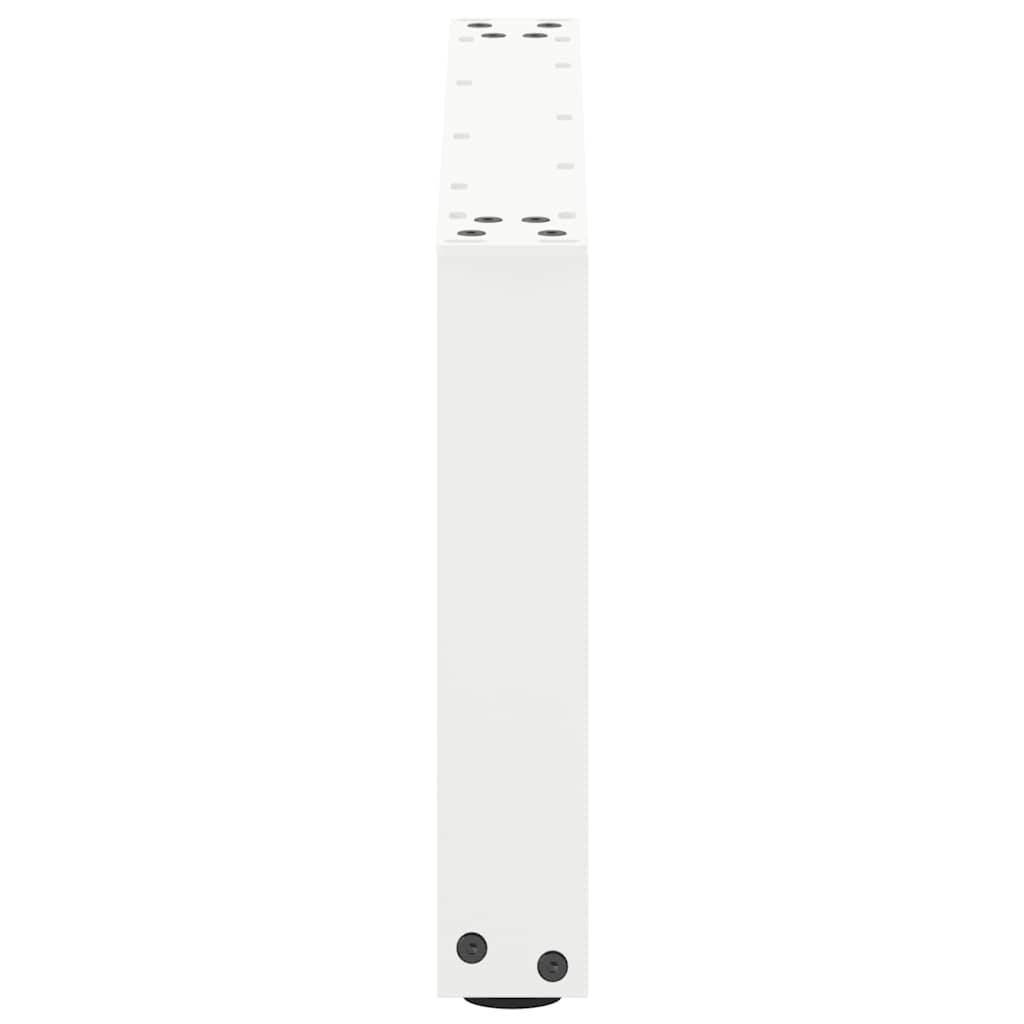 2 db acél fehér dohányzóasztal lábak u-alakú 70x(30-31) cm