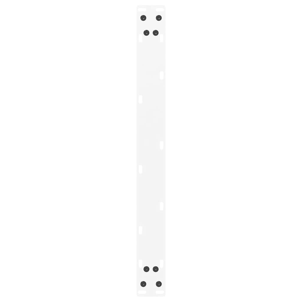 2 db acél fehér dohányzóasztal lábak u-alakú 70x(30-31) cm